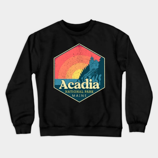 Acadia National Park - Maine Crewneck Sweatshirt by Sachpica